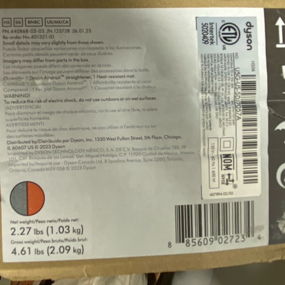 Dyson NEW! never opened (not for fine hair) - Picture 2 of 5